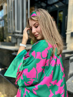 Кімоно “Зелено-рожеве”